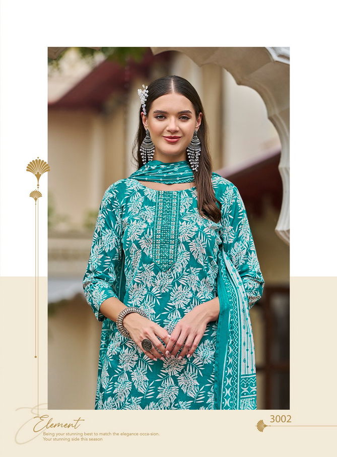 Cotton Fab Vol 3 Cotton Printed Embroidery Kurti With Bottom Dupatta Wholesale Online